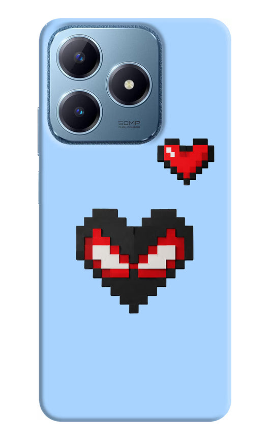 Peter Heart Realme C63 Hard Case Back Cover by Casekaro