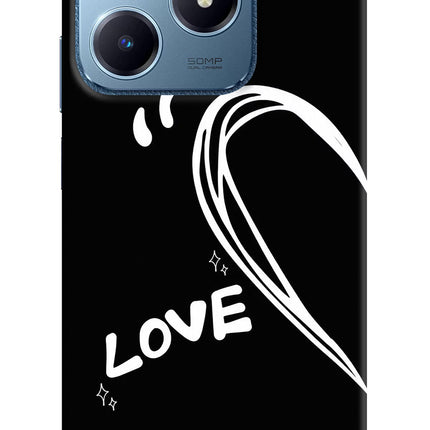 Love Line Realme C63 Hard Case Back Cover by Casekaro