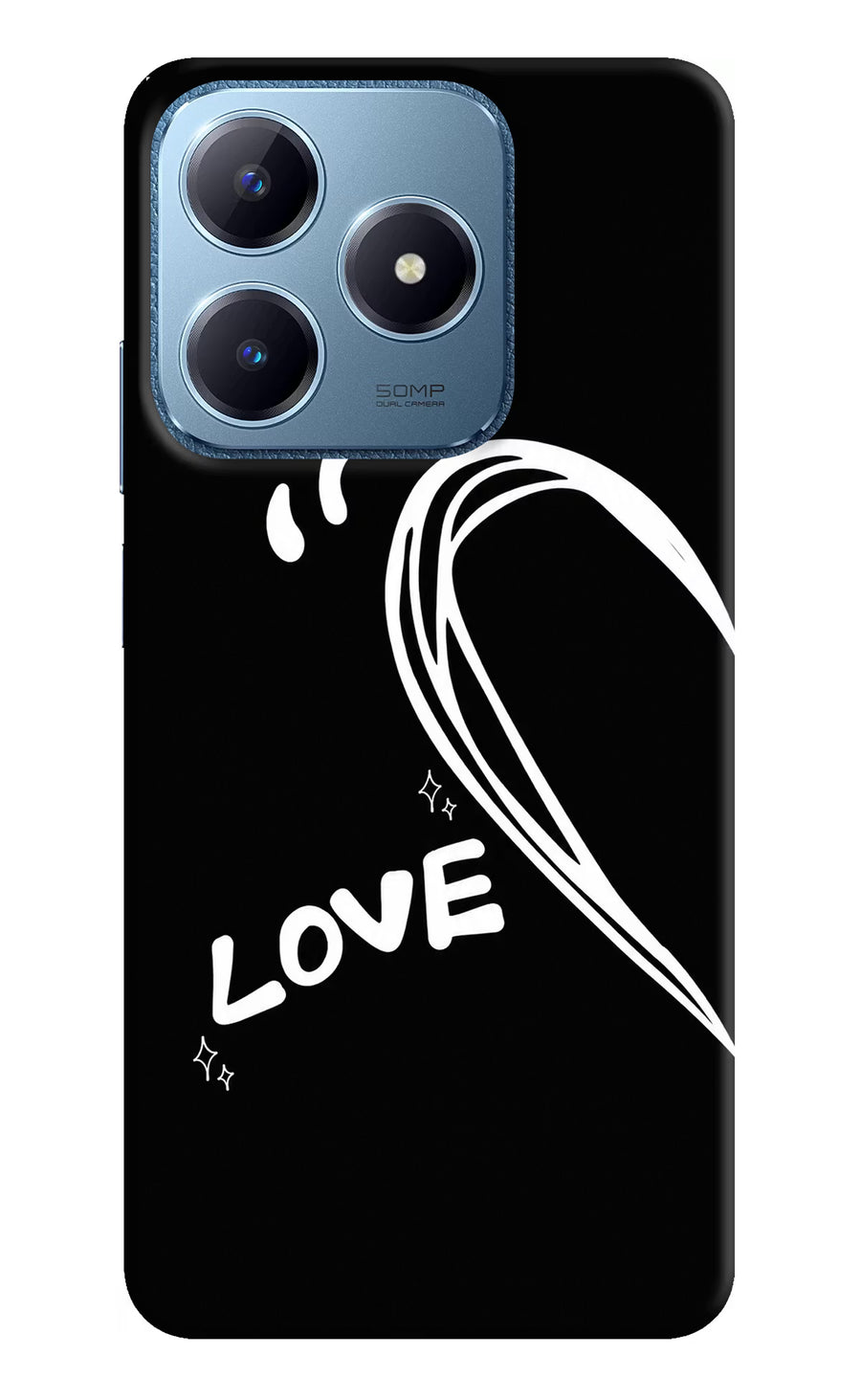 Love Line Realme C63 Back Cover, Hard case