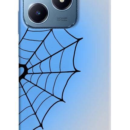 Blue Web Realme C63 Hard Case Back Cover by Casekaro