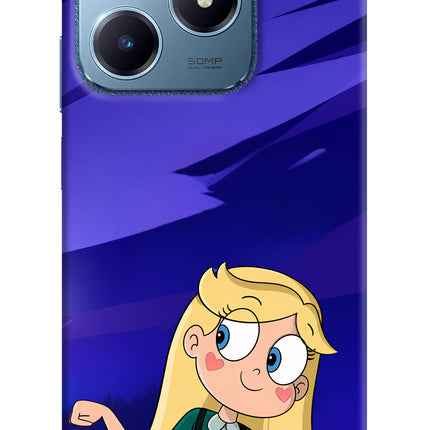 Star Glow Realme C63 Hard Case Back Cover by Casekaro