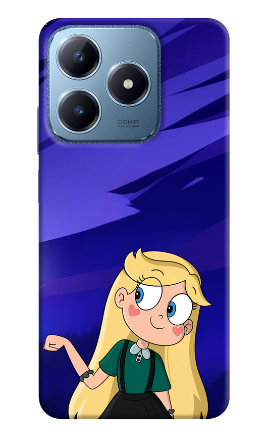 Star Glow Realme C63 Hard Case Back Cover by Casekaro