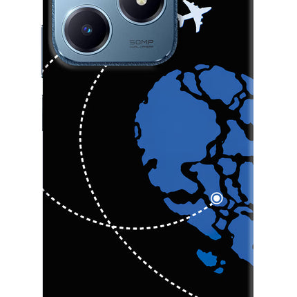 Love Orbit Realme C63 Hard Case Back Cover by Casekaro