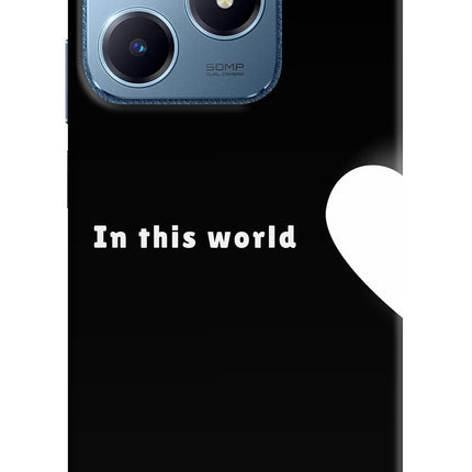 This World Realme C63 Hard Case Back Cover by Casekaro