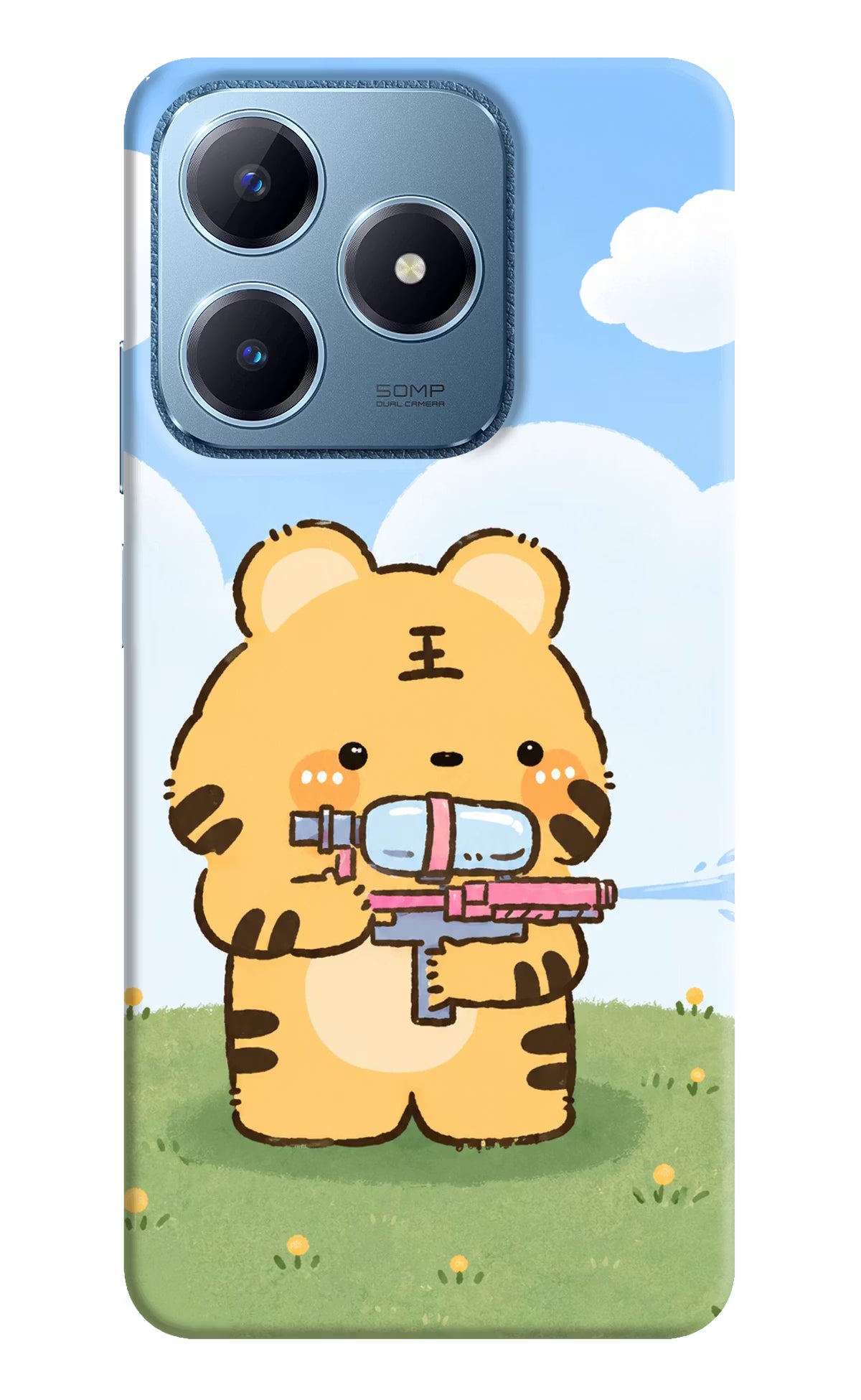 Tiger Treat Realme C63 Back Cover