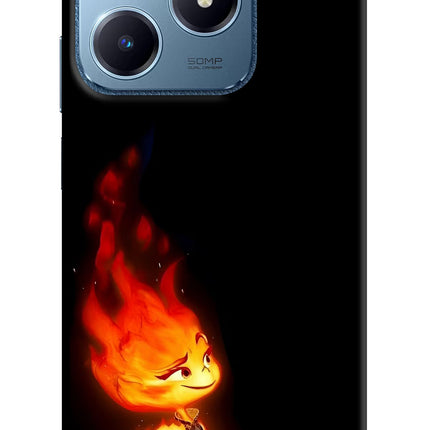 Ember Flame Realme C63 Hard Case Back Cover by Casekaro