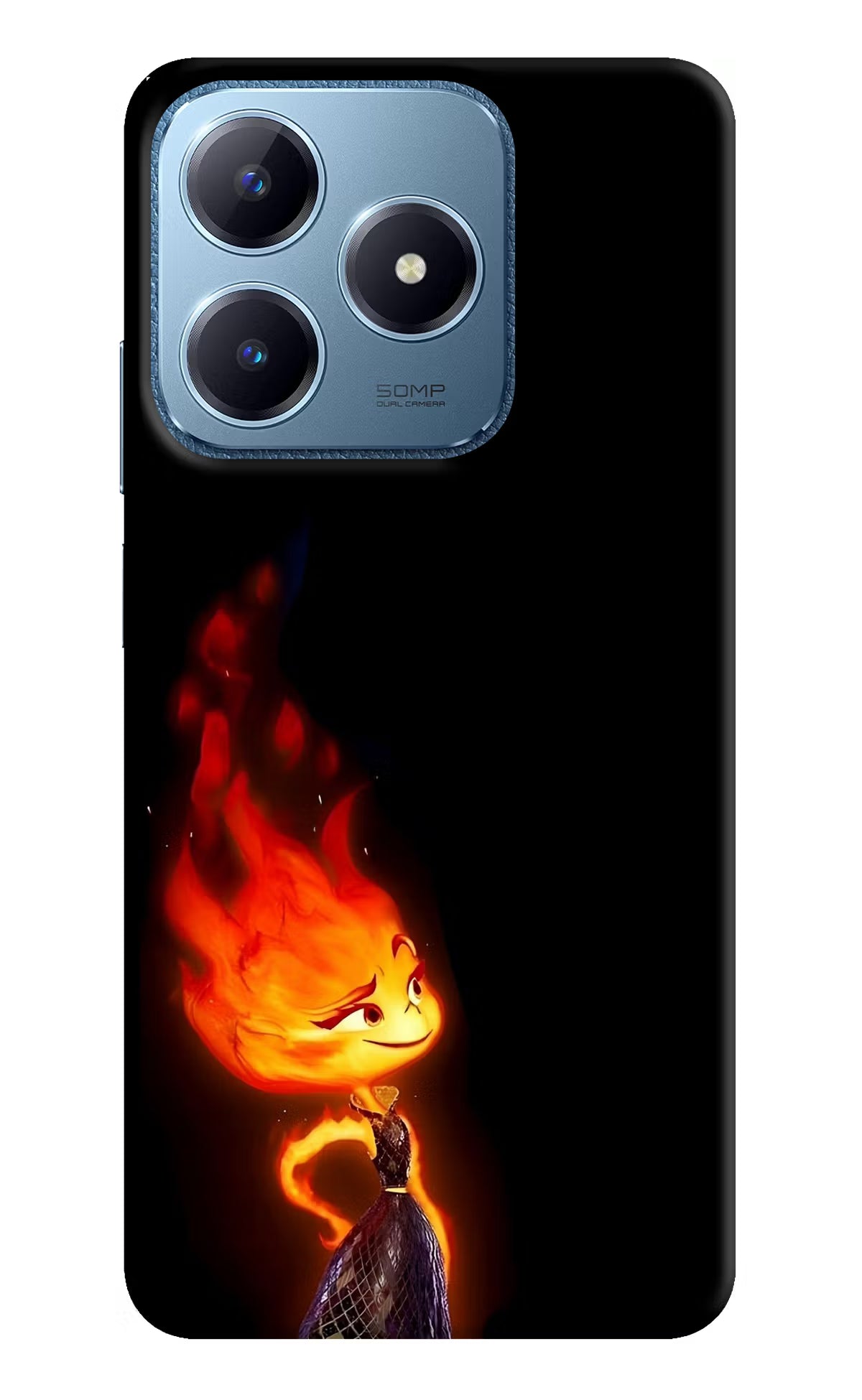 Ember Flame Realme C63 Back Cover