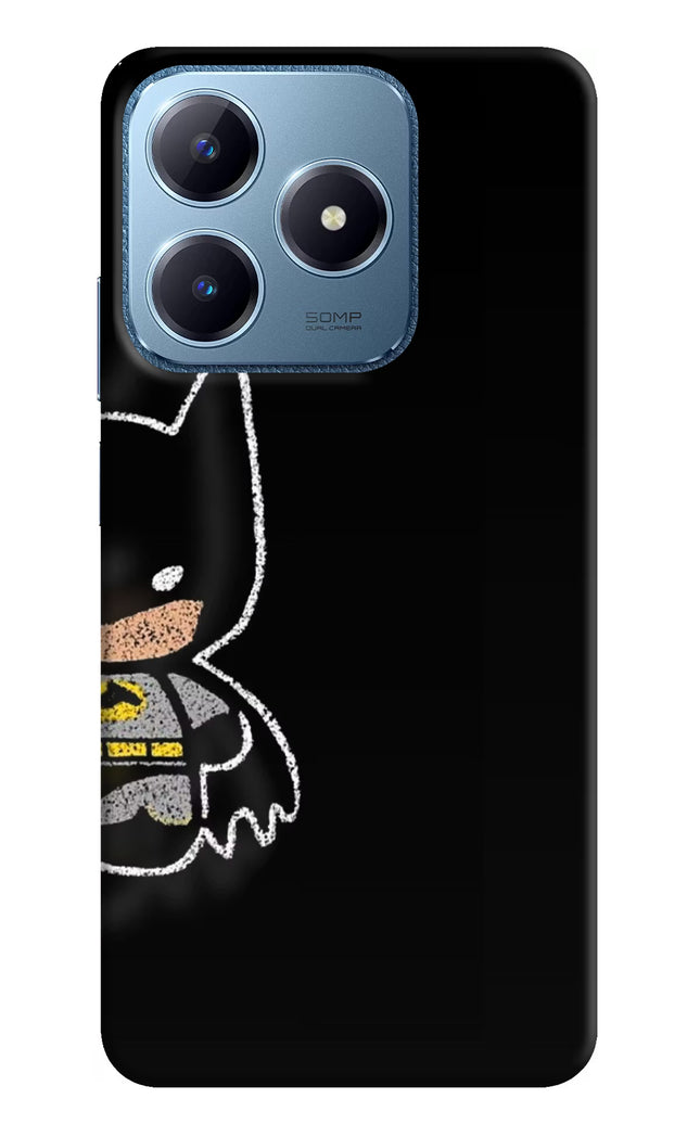 Bat Kitty Realme C63 Hard Case Back Cover by Casekaro