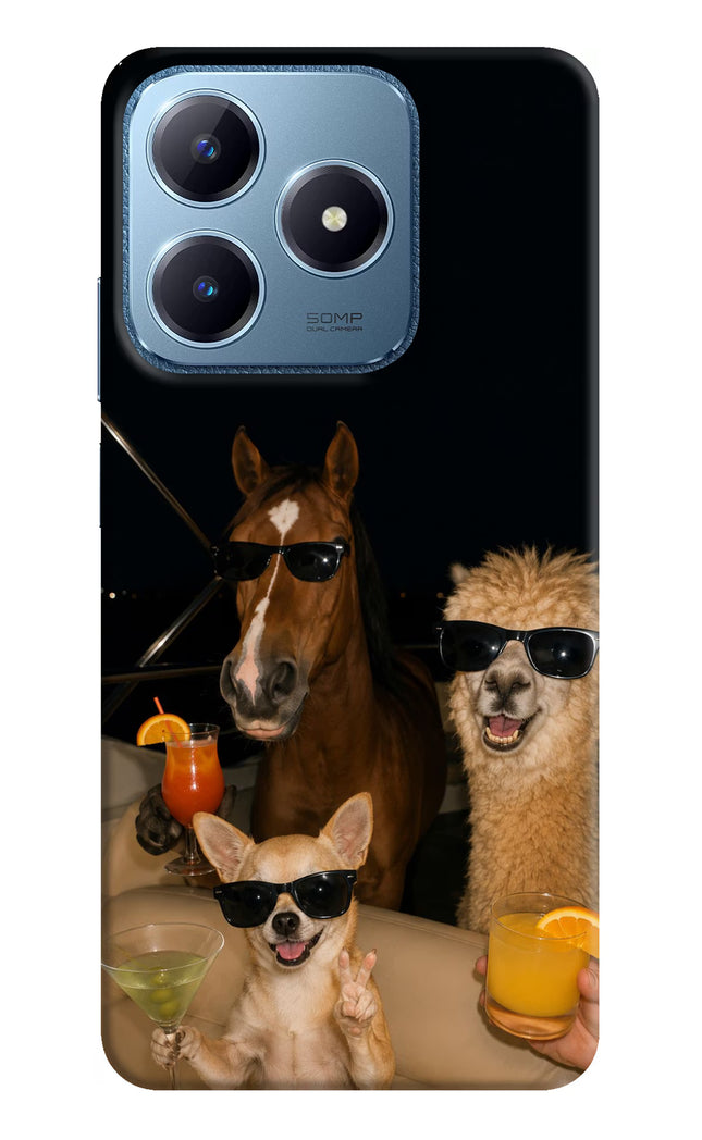 Party Squad Realme C63 Hard Case Back Cover by Casekaro