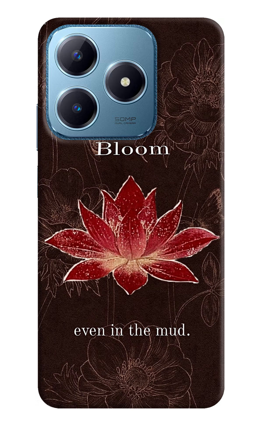 Bloom Realme C63 Back Cover, Hard case