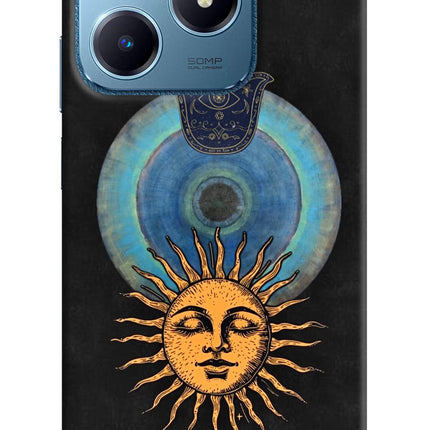 Divine Sun Realme C63 Hard Case Back Cover by Casekaro