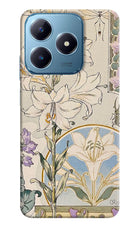 White Lily Realme C63 Hard Case Back Cover by Casekaro