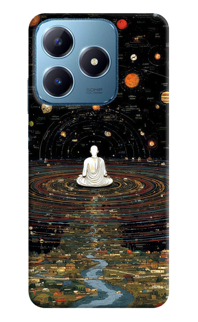 Space Monk Realme C63 Hard Case Back Cover by Casekaro