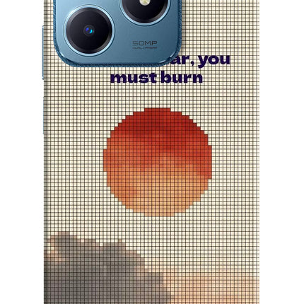Pixel Sun Realme C63 Hard Case Back Cover by Casekaro