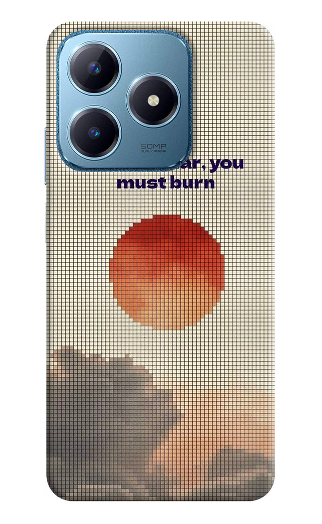 Pixel Sun Realme C63 Hard Case Back Cover by Casekaro