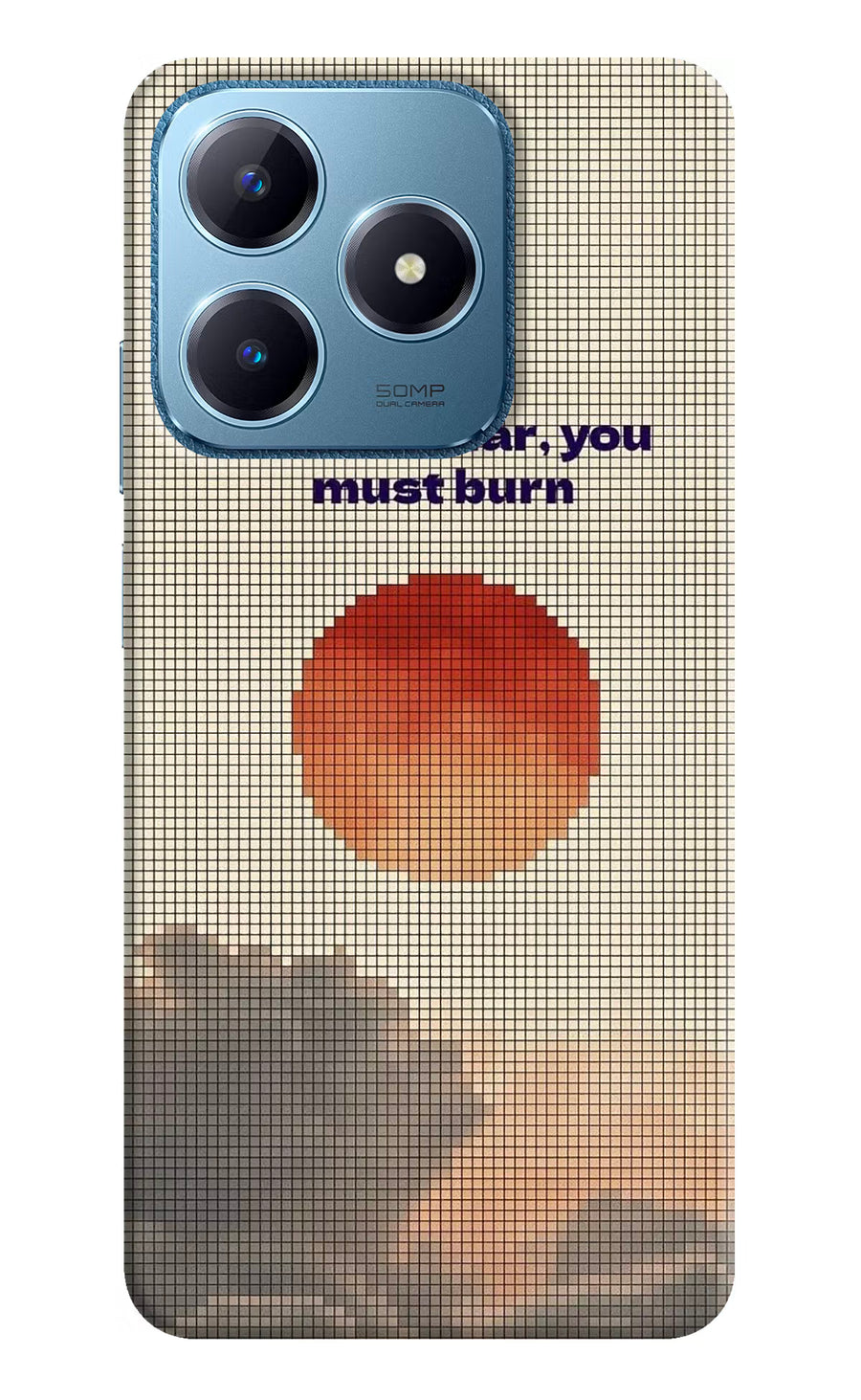 Pixel Sun Realme C63 Back Cover, Hard case