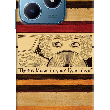 Vinyl Stripes Realme C63 Hard Case Back Cover by Casekaro