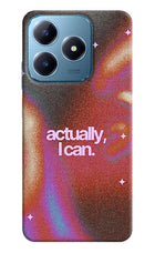 Pink Aura Realme C63 Hard Case Back Cover by Casekaro