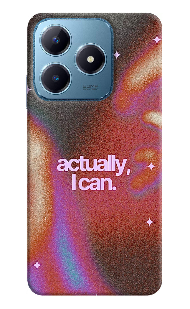 Pink Aura Realme C63 Hard Case Back Cover by Casekaro