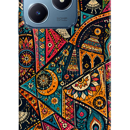 Folk Print Realme C63 Hard Case Back Cover by Casekaro