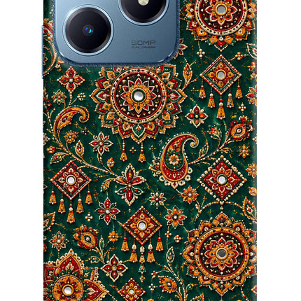 Green Pataka Realme C63 Hard Case Back Cover by Casekaro