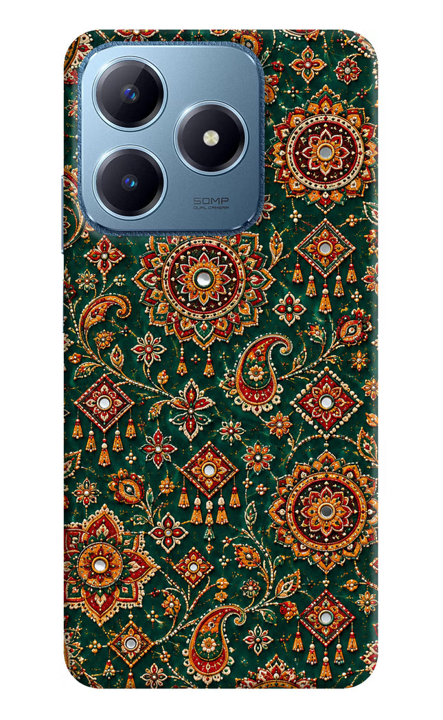 Green Pataka Realme C63 Hard Case Back Cover by Casekaro
