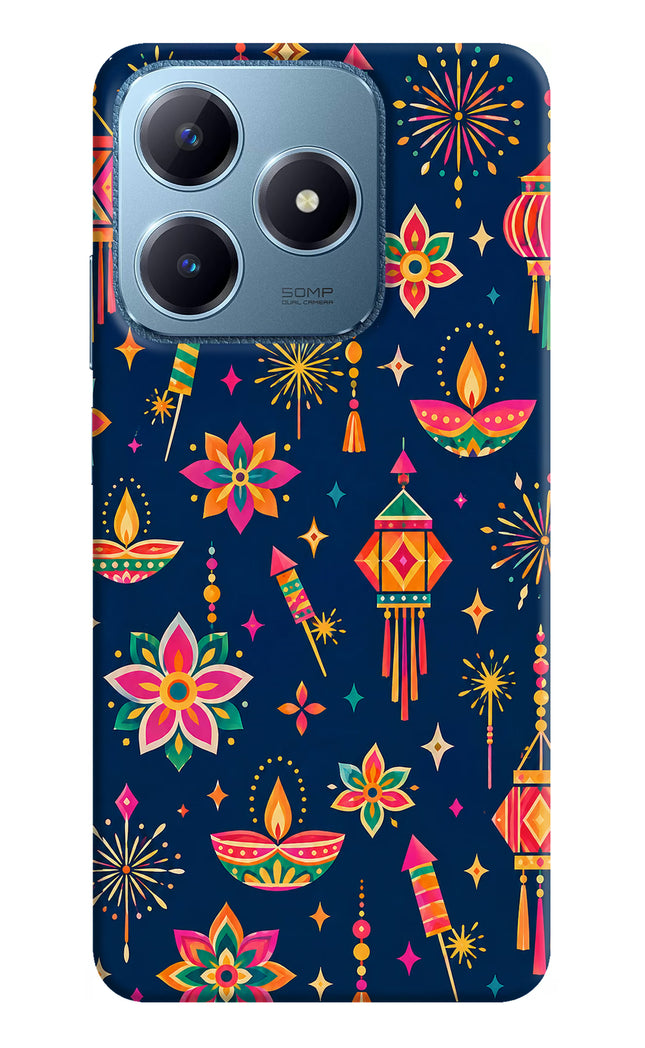 Festive Pop Realme C63 Hard Case Back Cover by Casekaro