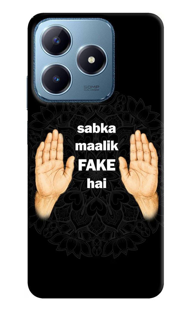 Sabka Malik Fake Realme C63 Hard Case Back Cover by Casekaro