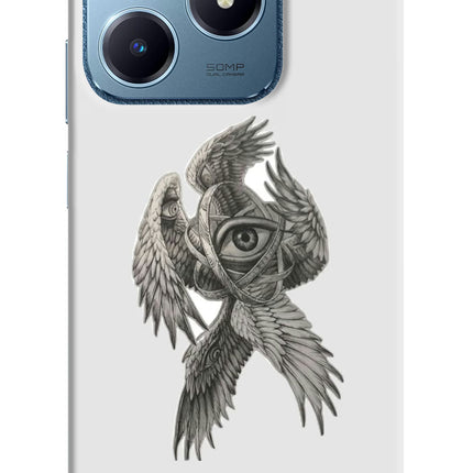 Accurate Angel Realme C63 Hard Case Back Cover by Casekaro