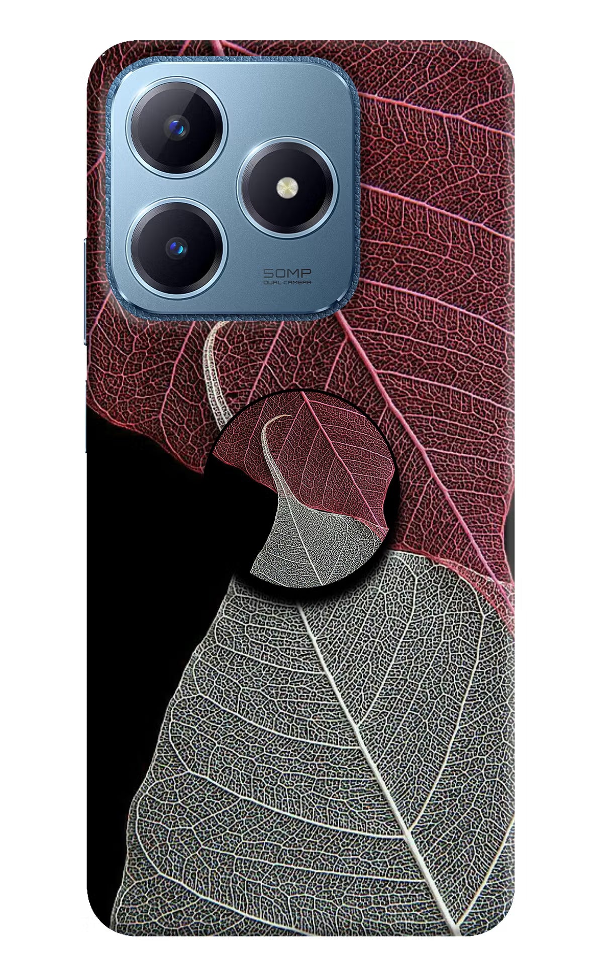Leaf Pattern Realme C63 Pop Case by Casekaro