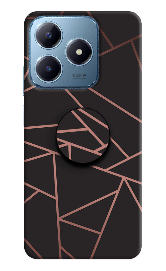 Geometric Pattern Realme C63 Pop Case by Casekaro