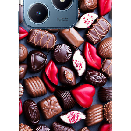 Chocolates Realme C63 Pop Case by Casekaro