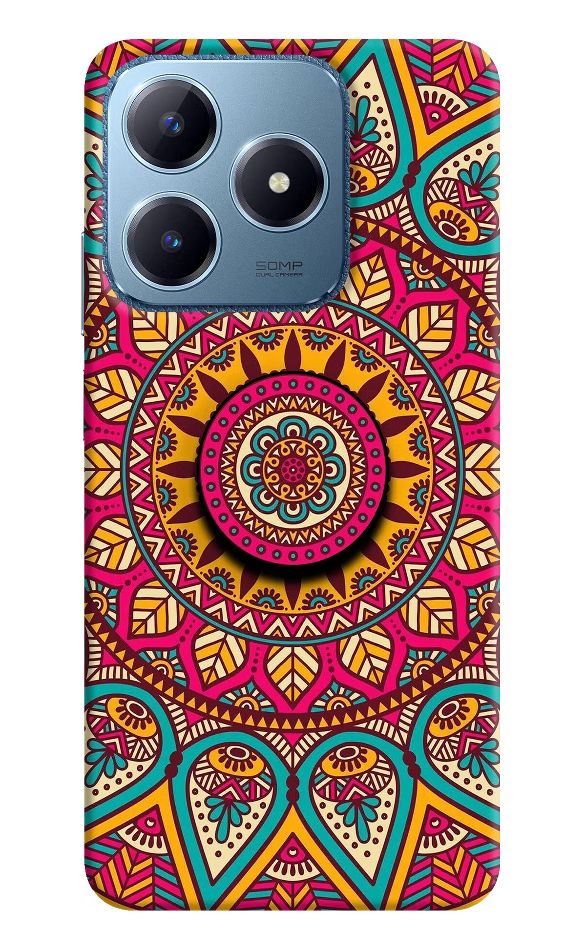 Mandala Realme C63 Pop Case by Casekaro
