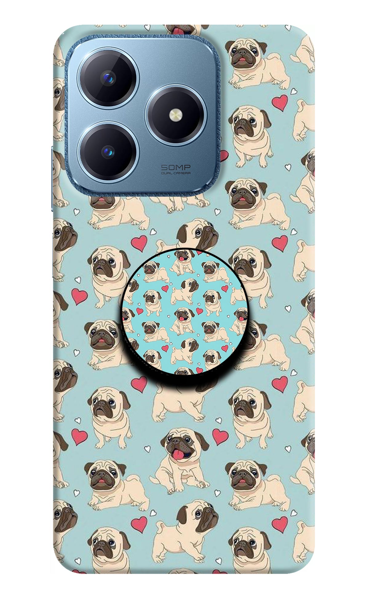 Pug Dog Realme C63 Pop Case