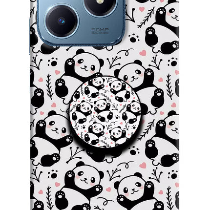 Cute Panda Realme C63 Pop Case by Casekaro