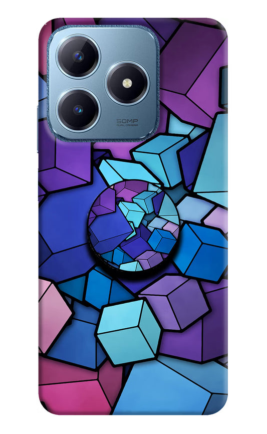 Cubic Abstract Realme C63 Pop Case by Casekaro