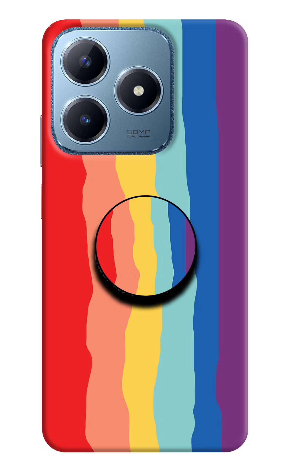 Rainbow Realme C63 Pop Case by Casekaro