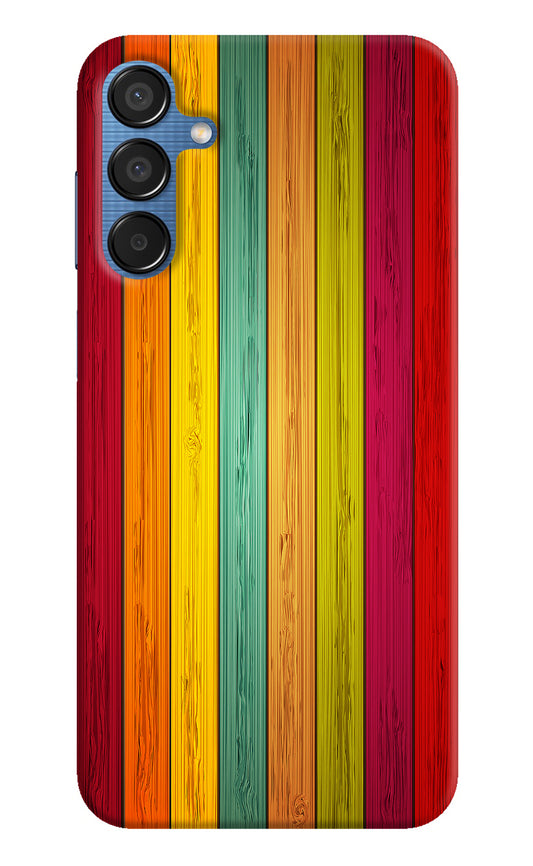 Multicolor Wooden Samsung M15 5G Back Cover