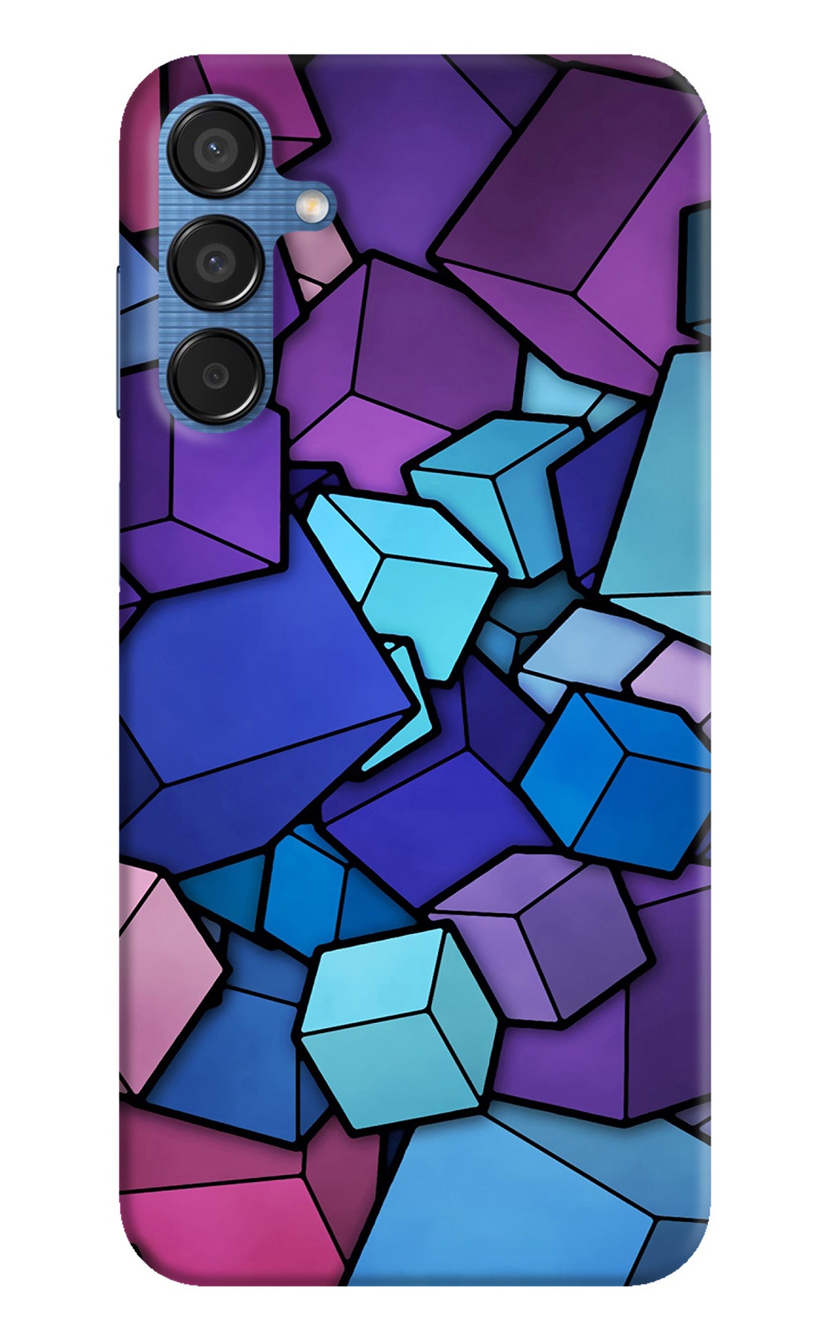 Cubic Abstract Samsung M15 5G Back Cover