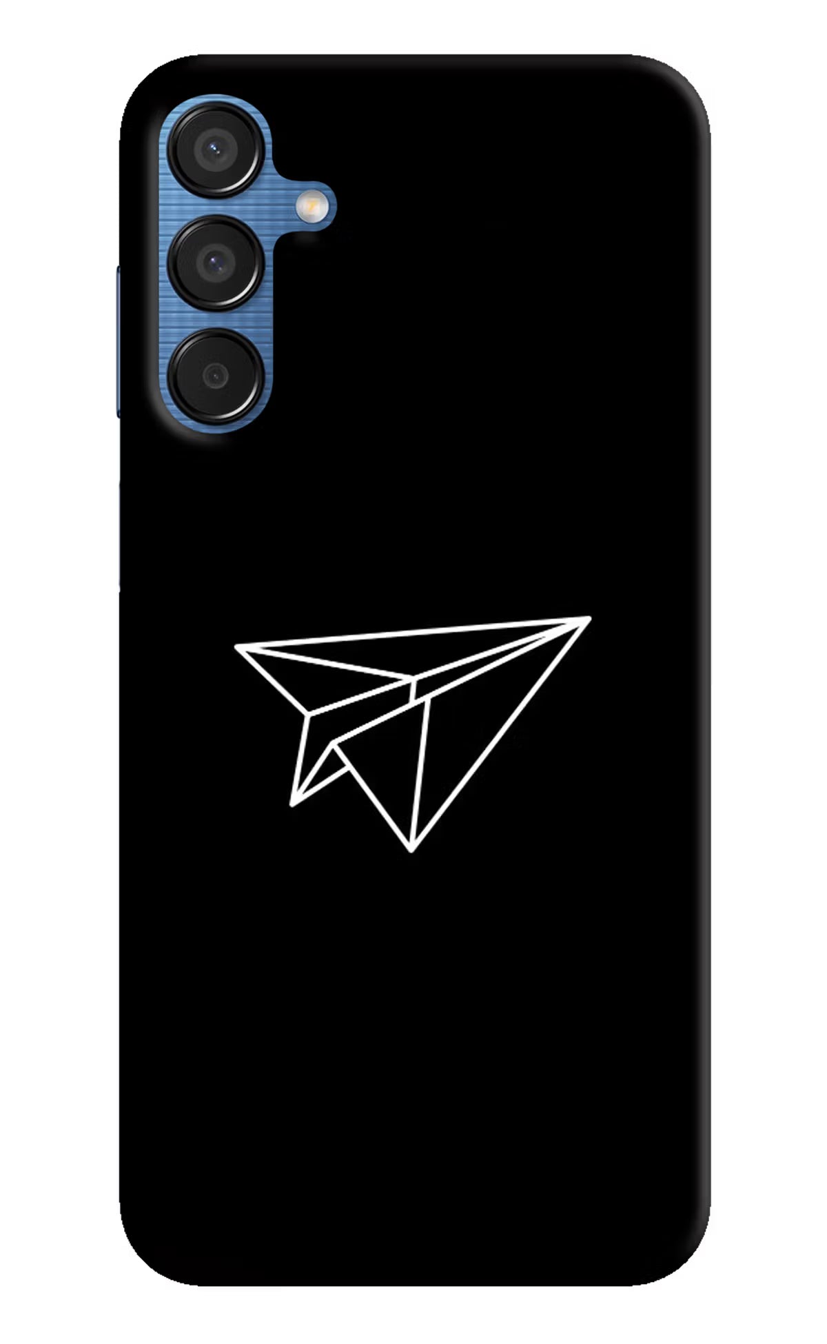 Paper Plane White Samsung M15 5G Hard Case Back Cover by Casekaro