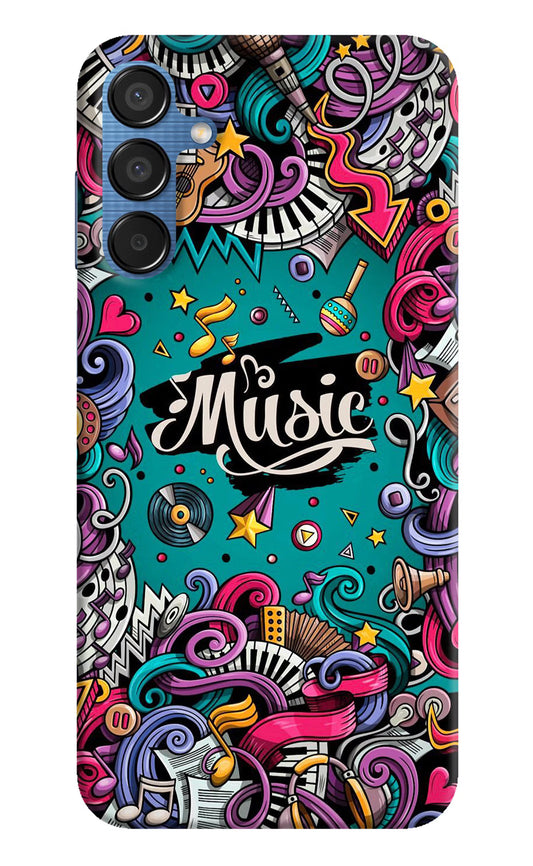 Music Graffiti Samsung M15 5G Hard Case Back Cover by Casekaro