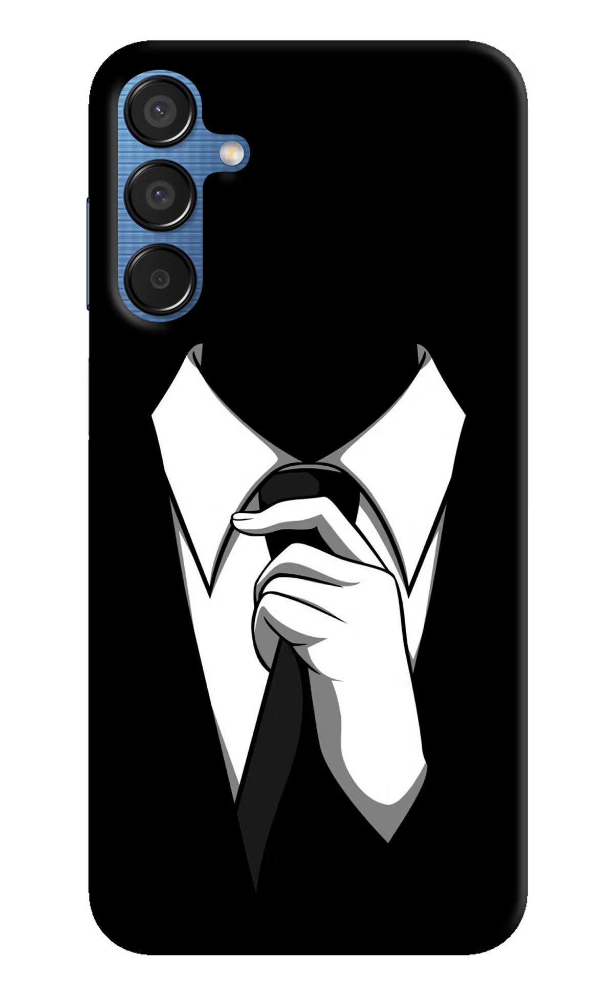 Black Tie Samsung M15 5G Hard Case Back Cover by Casekaro