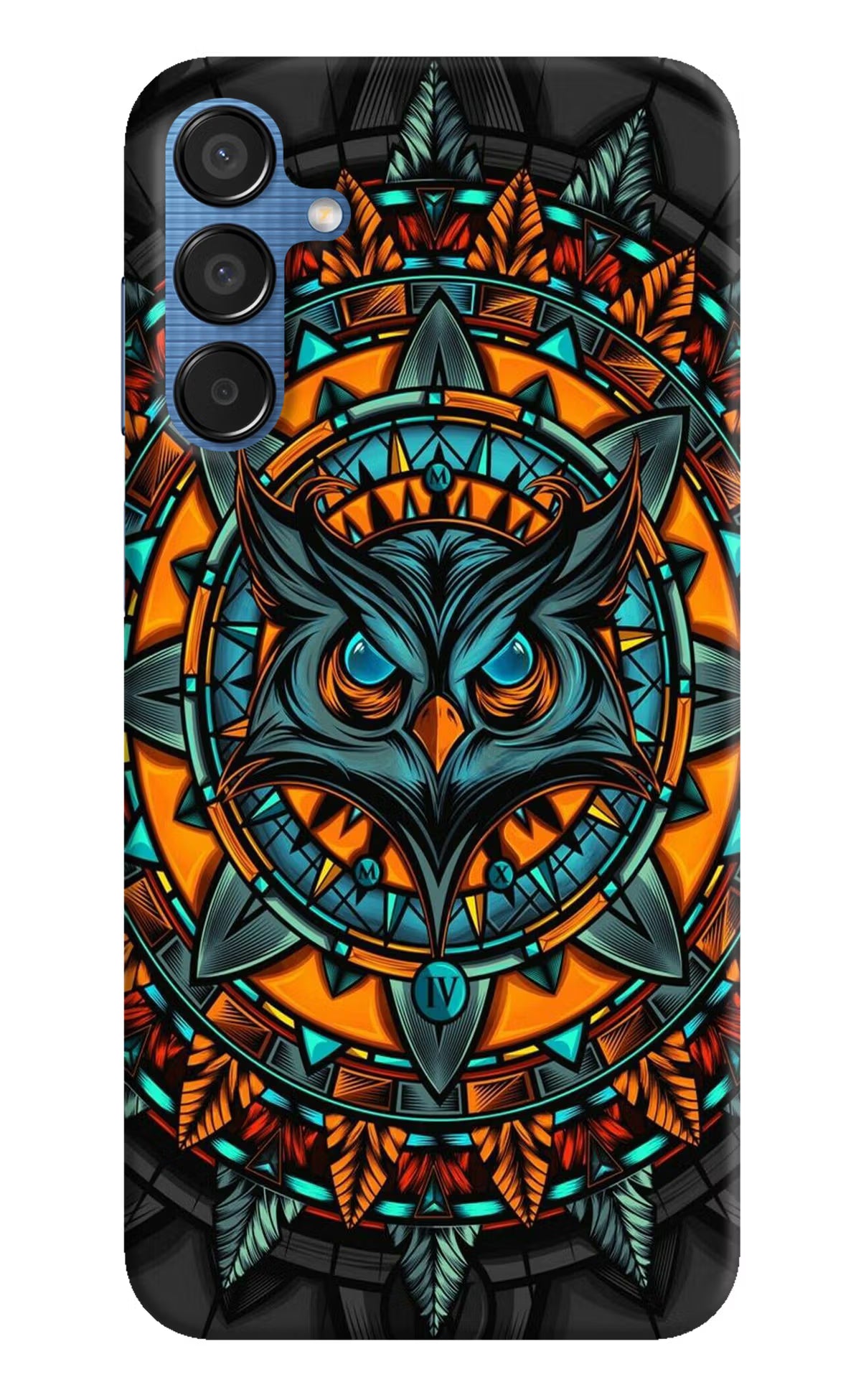 Angry Owl Art Samsung M15 5G Hard Case Back Cover by Casekaro