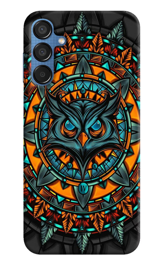 Angry Owl Art Samsung M15 5G Hard Case Back Cover by Casekaro
