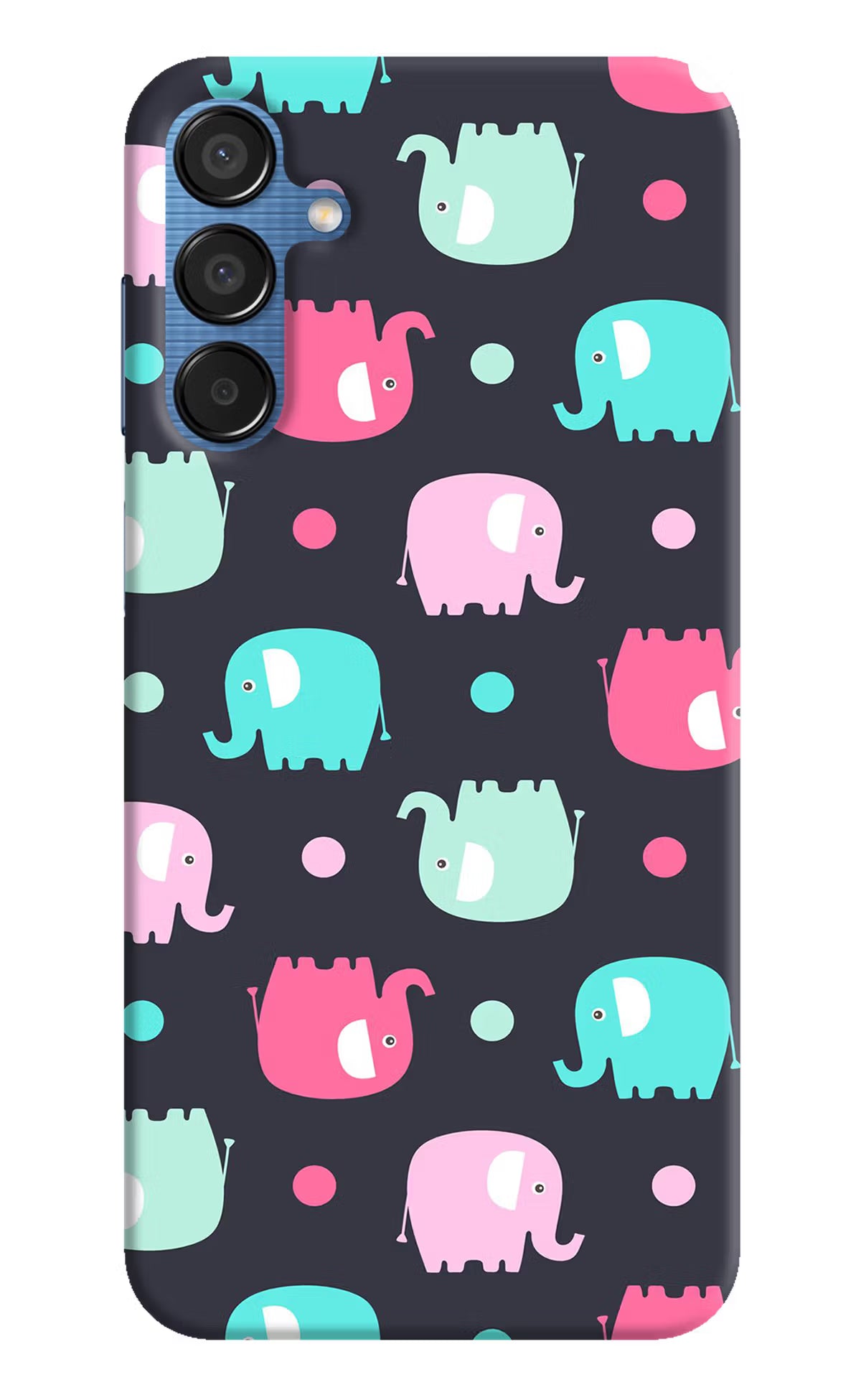 Elephants Samsung M15 5G Hard Case Back Cover by Casekaro