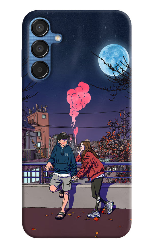Chilling Couple Samsung M15 5G Hard Case Back Cover by Casekaro