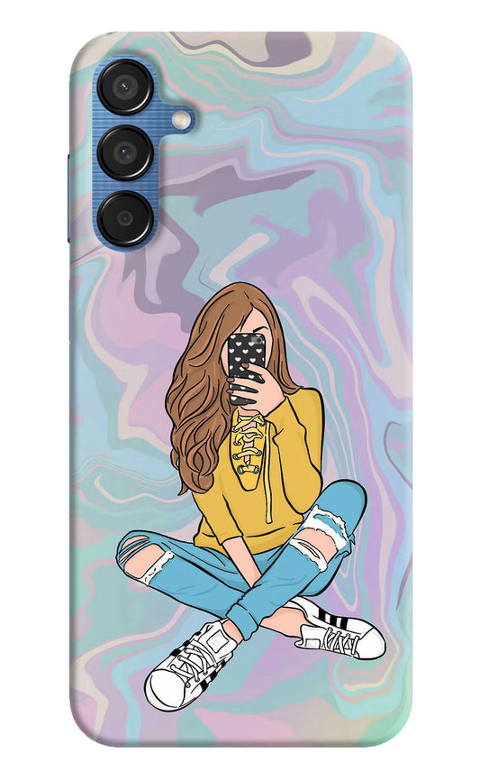 Selfie Girl Samsung M15 5G Hard Case Back Cover by Casekaro