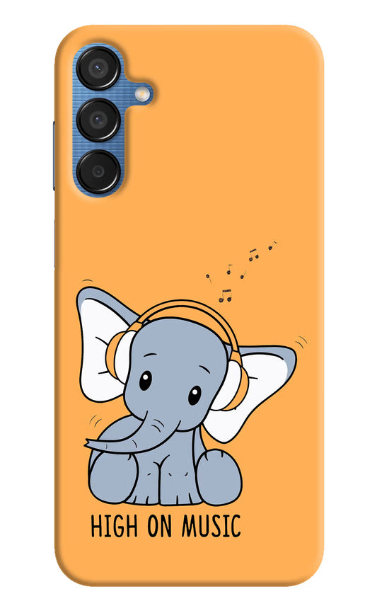 High On Music Samsung M15 5G Hard Case Back Cover by Casekaro