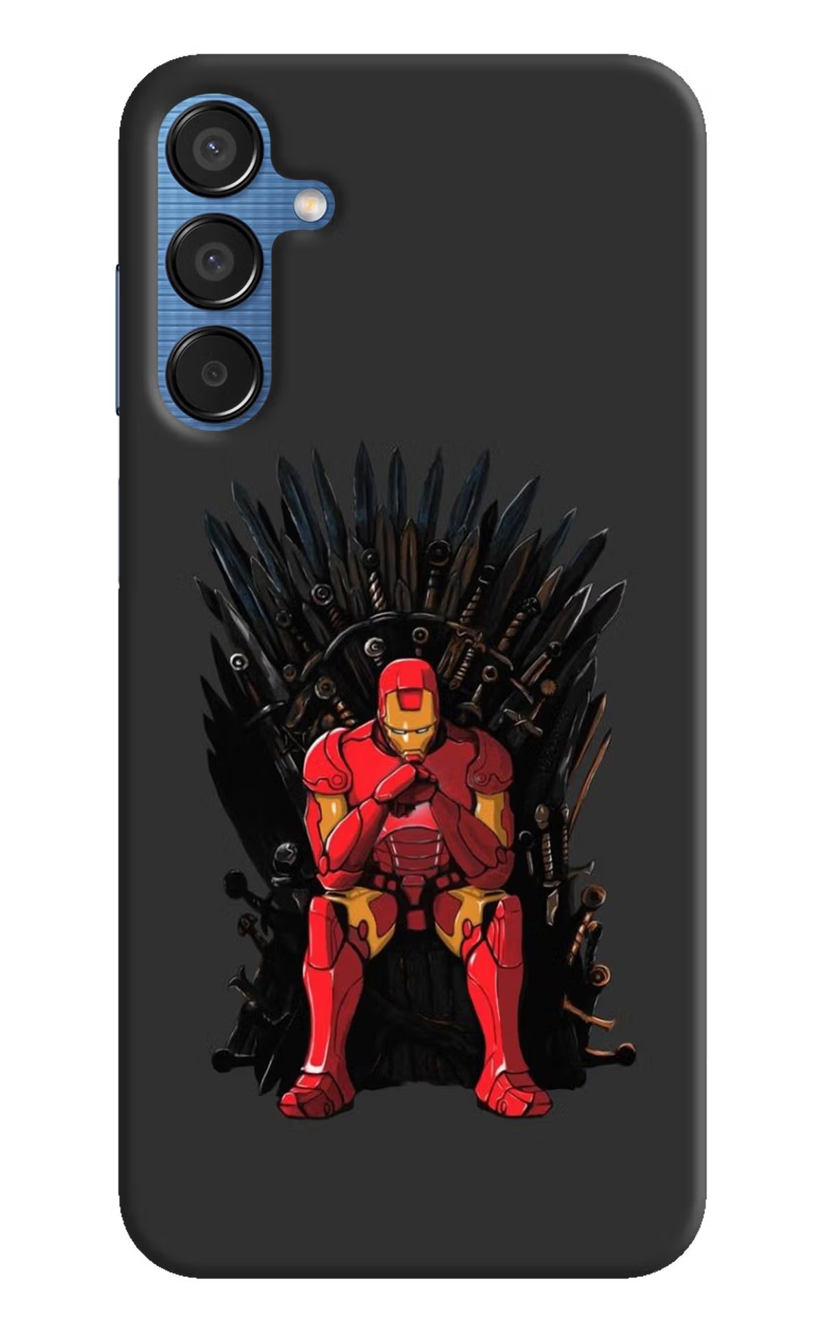 Ironman Throne Samsung M15 5G Hard Case Back Cover by Casekaro