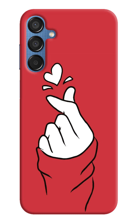 Korean Love Sign Samsung M15 5G Hard Case Back Cover by Casekaro